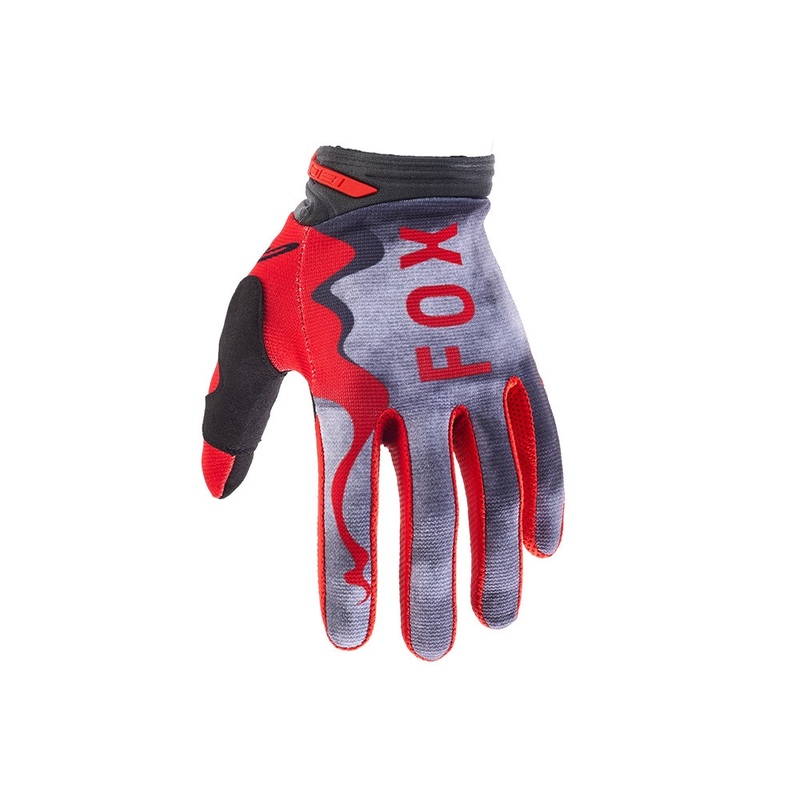 FOX 180 ATLAS Adult MX Gloves|Grey/Red|S|M|L|XL|XXL