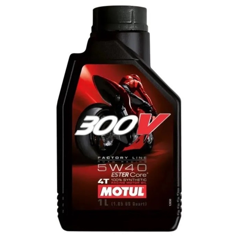 MOTUL 300V 4T Fully Synthetic Road Racing 5W40 1L