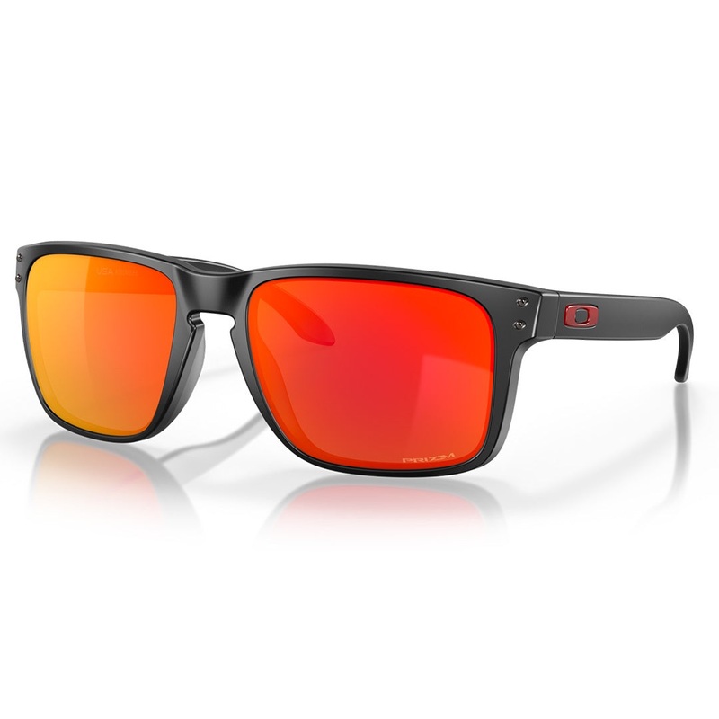 Oakley Holbrook XL Sunglasses – Matt Black Frame w PRIZM Ruby Lens