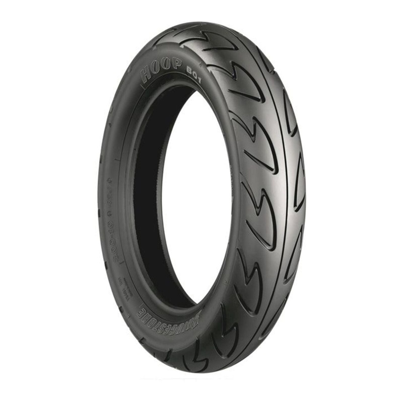 ** Bridgestone B01 Hoop Tubeless Front or Rear 10 inch Scooter Tyre (44J) – 80/90-10