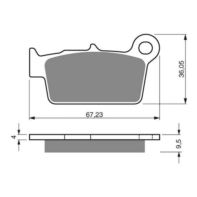 GOLDfren Brake Pads – Off-Road Racing GF187-K5 (PR326)