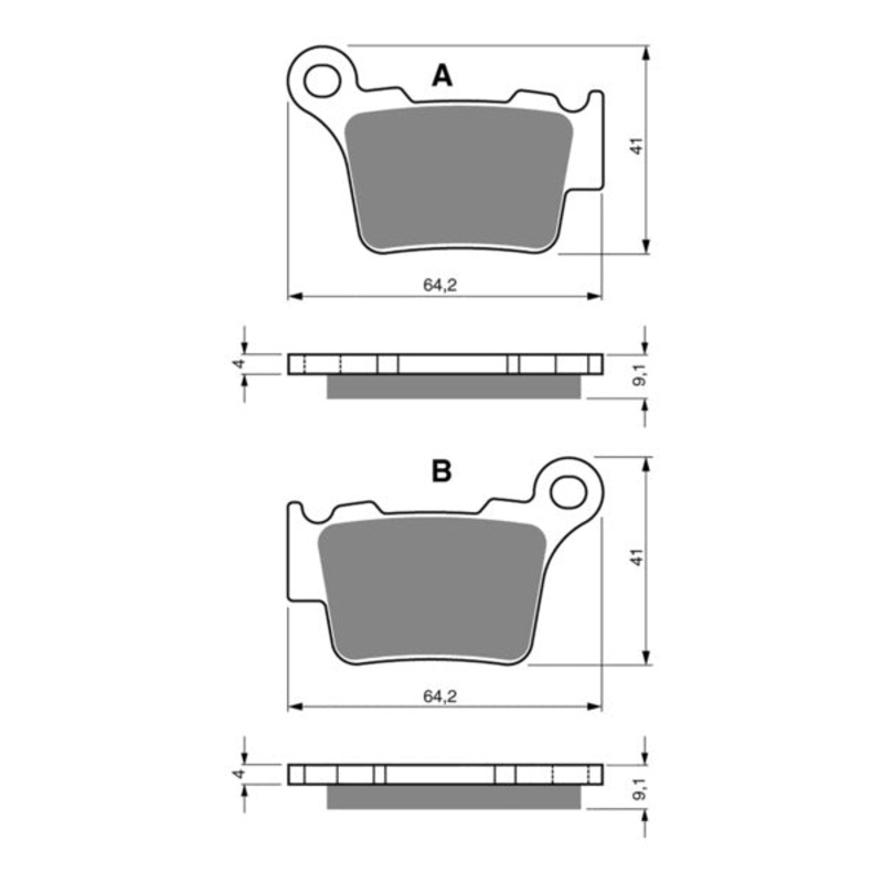 **GOLDfren Brake Pads – Off-Road Racing GF191-K5 (PR327)