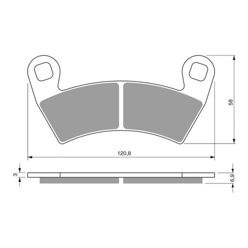 **GOLDfren Brake Pads – Off-Road Racing GF313-K5 (PR483)
