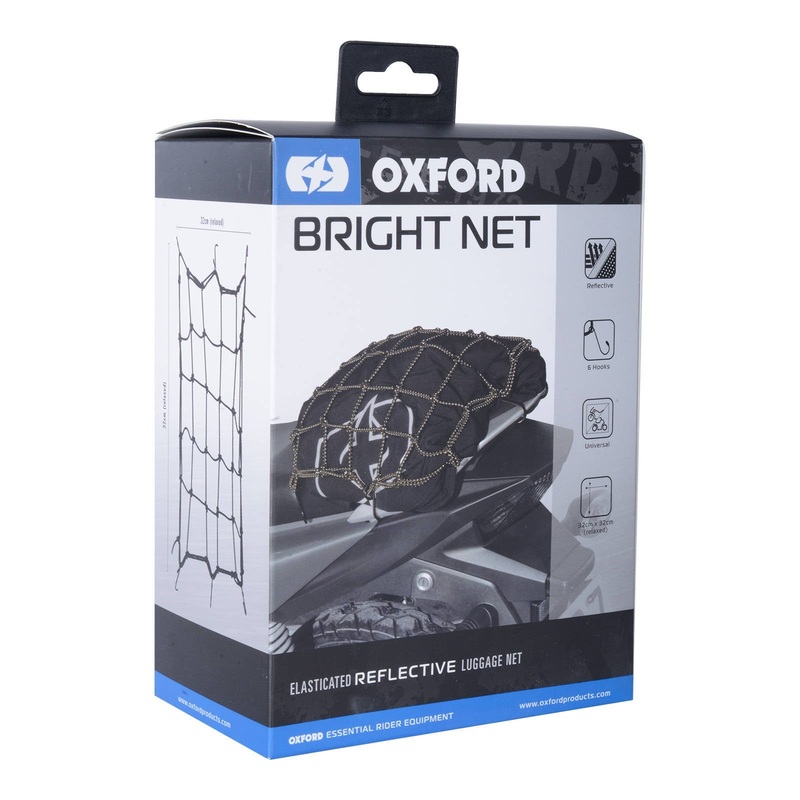 Oxford BRIGHT Cargo Net – REFLECTIVE