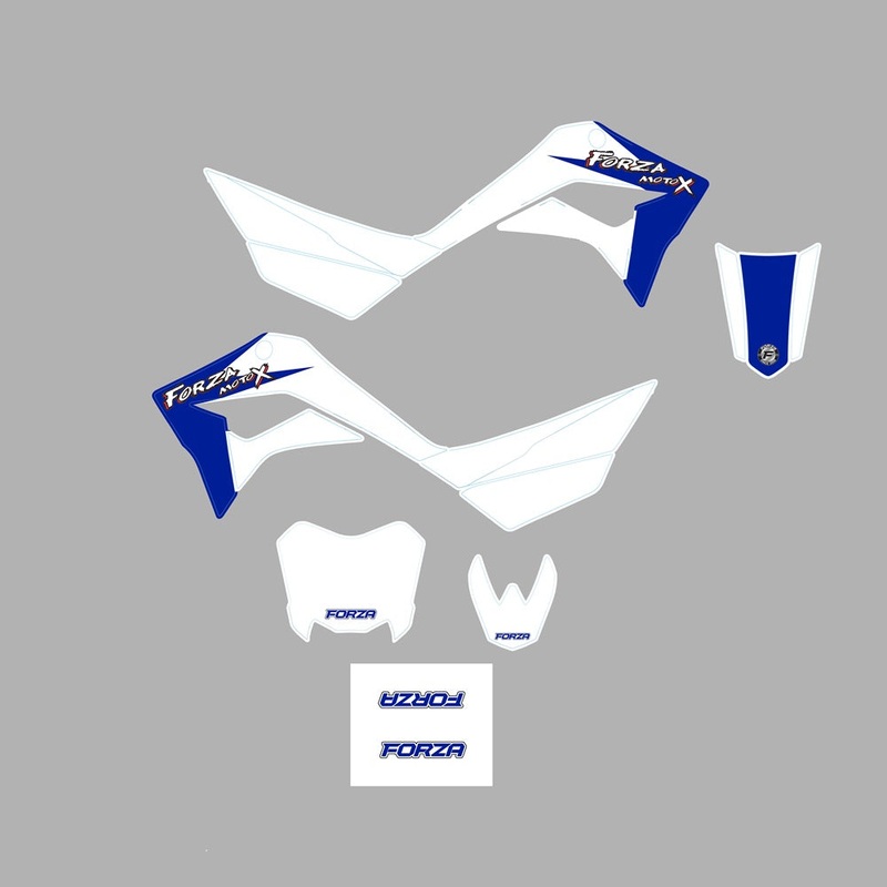 Aftermarket TS Style Plastic & Graphic Kit 2025 – Blue