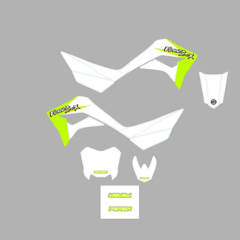 Aftermarket TS Style Plastic & Graphic Kit 2025 – Green