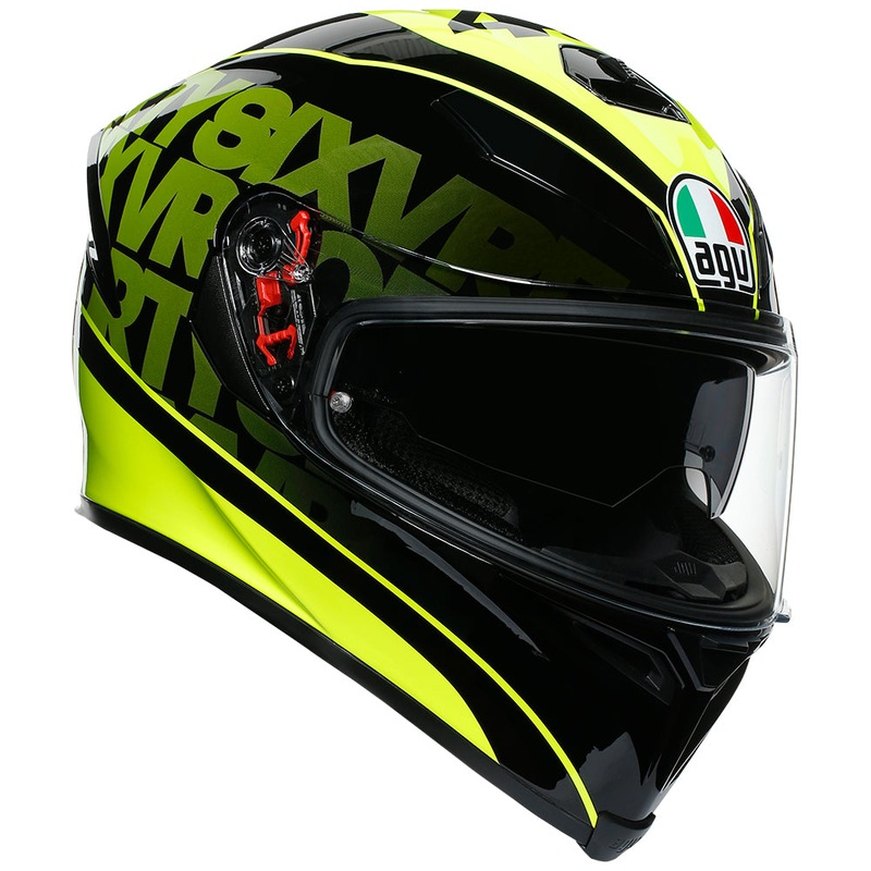AGV K5 S FAST 46 Road Helmet|Black/HiViz|XS 53-54cm|S 55-56cm|MS 57cm|ML 58cm|L 59-60cm|XL 61-62cm|XXL 63-64cm