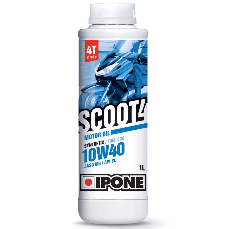 IPONE 4T Scooter 10W40 Semi Synthetic Oil 1L, Made in France