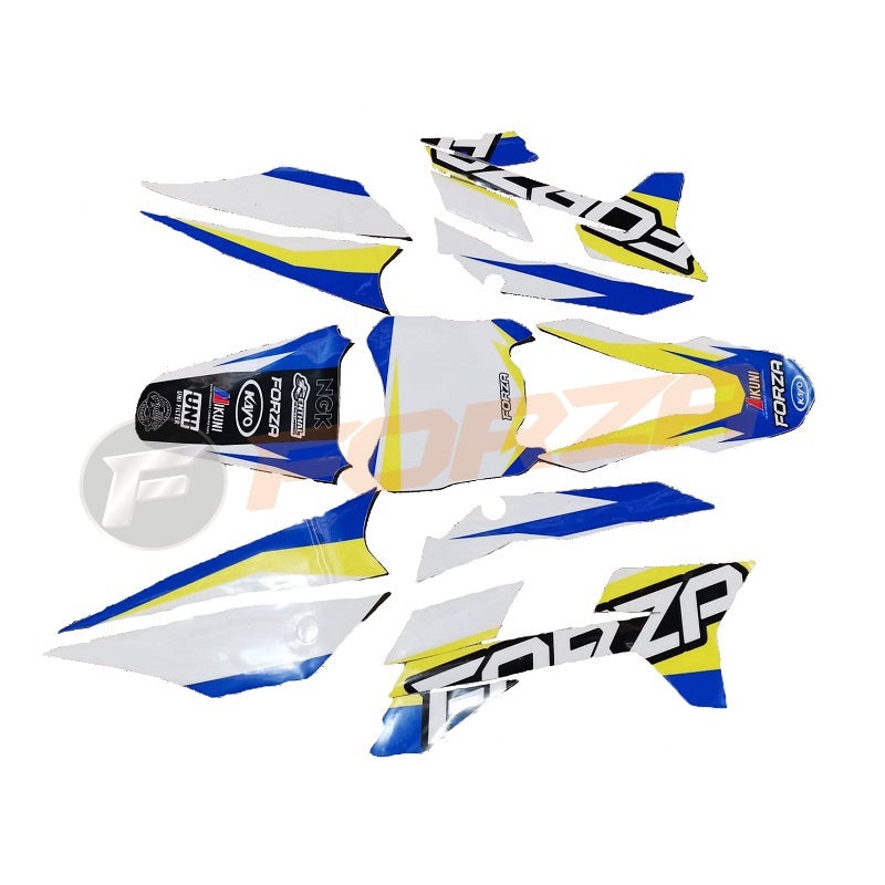 KRZ Graphic kit – 2018 – NOW|Blue/White/Yellow|Size N/A