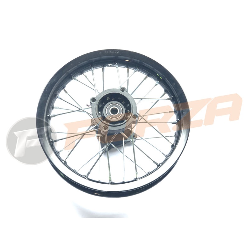 12 inch Rear Disc Wheel with Alloy Rim, and 15mm Axle