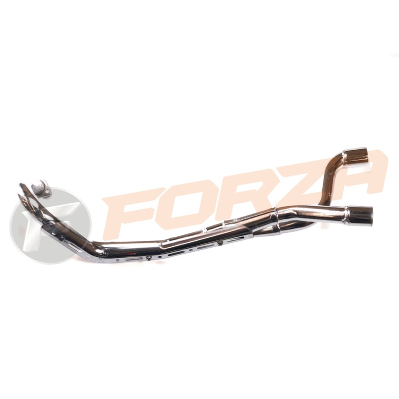 Exhaust Pipe – KLX110 Frame with twin muffler Design