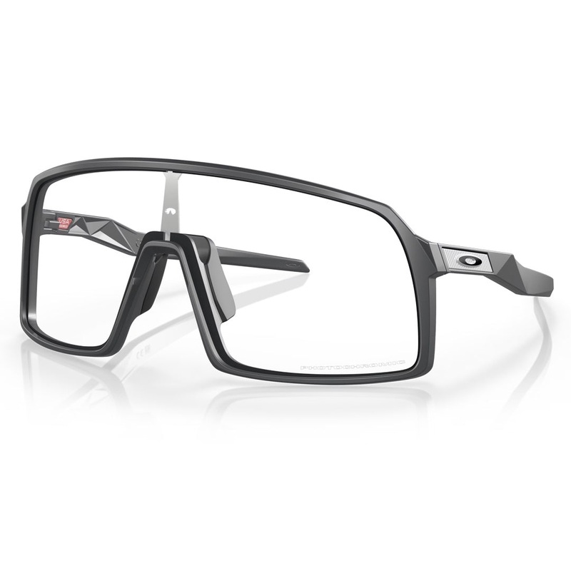 **Oakley Sutro Sunglasses – Matte Carbon w/ Clear-Black Photochromic Lens