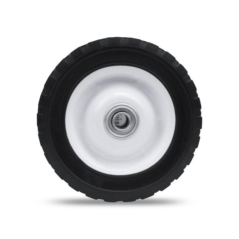 Universal Round Wheel OD: 6in, Width: 1.5in, ID: 1/2in