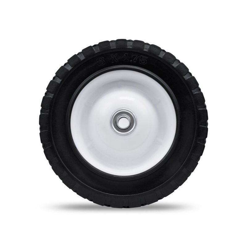 Universal Round Wheel | OD: 8in, Width: 1.75in, ID: 1/2in