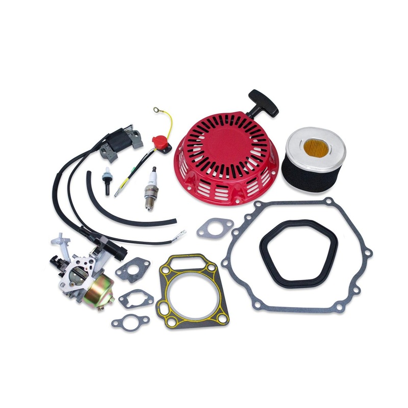 Maintenance Kit fits Honda GX240, GX270 with Gasket Kit, Carburetor, Air Filter, Recoil, Ignition Coil