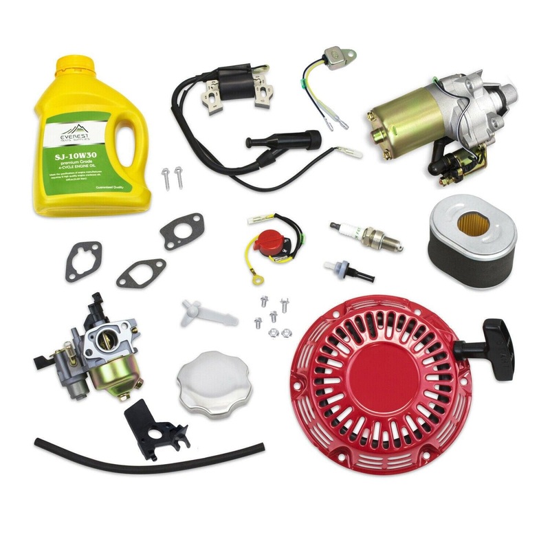 Starter Motor Carburetor Recoil Air Fuel Filter fits Honda GX200
