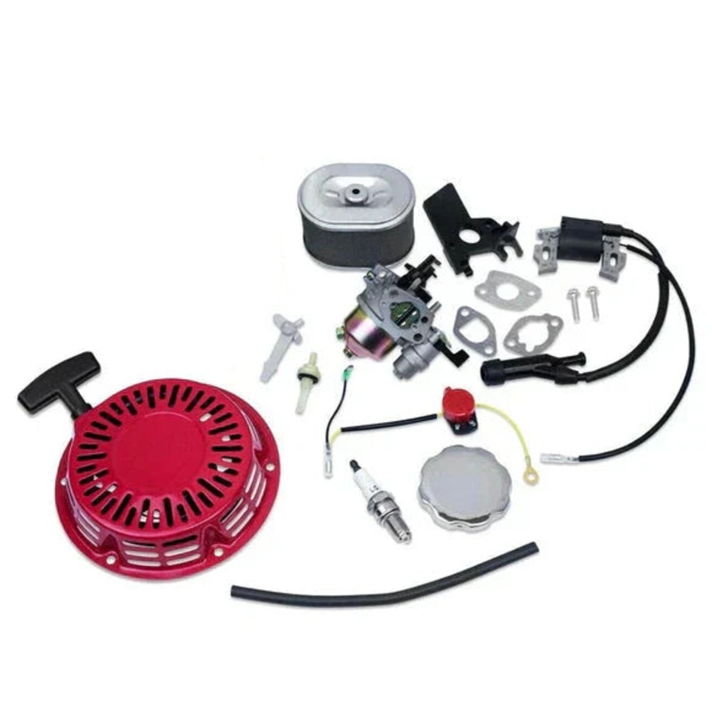 Tune Up Kit fits Honda GX110, GX120 Recoil Carburetor, Ignition Coil, Spark Plug, Air Filter