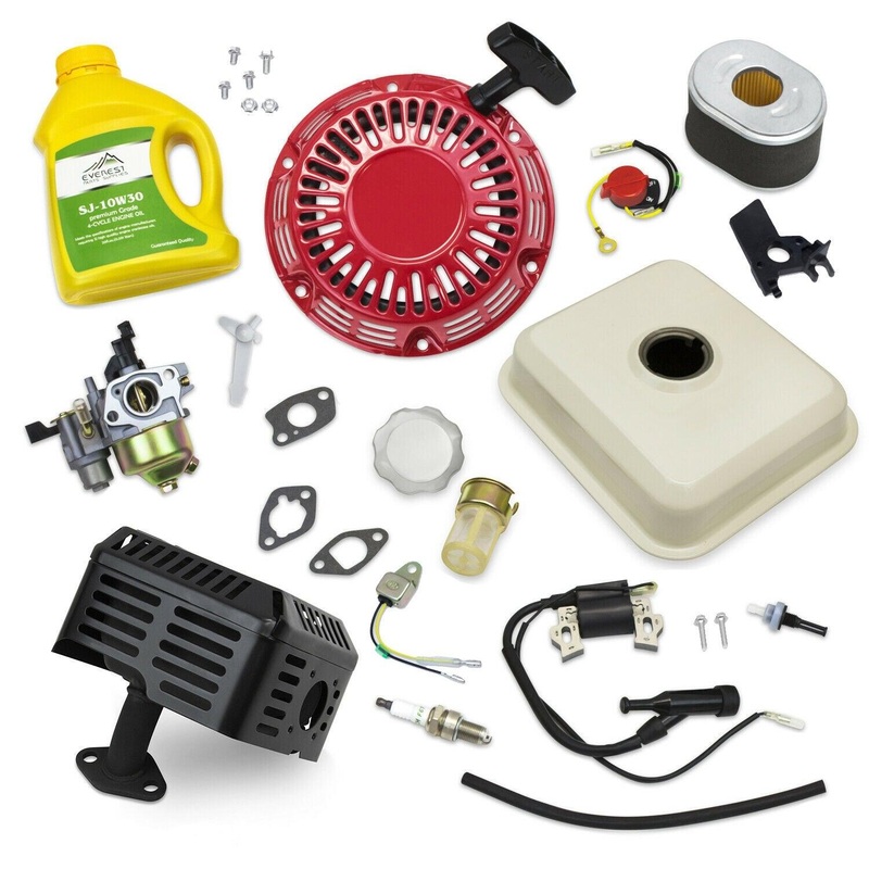 Tune Up Kit fits Honda GX160 with Muffler, Gas Tank, Carburetor, Recoil Starter, Air Filter