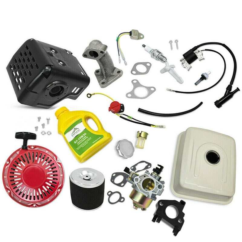 Tune Up Kit Muffler Fuel Tank fits Honda GX340 Carburetor Recoil Air Filter