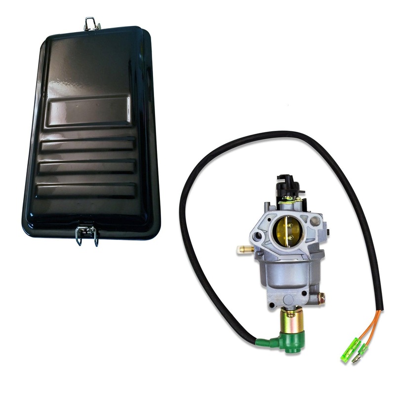 Generator Carburetor & Air Filter Housing with Filter Fits Lifan LF7000 LF7000CA LF7000-14 Pro Series ES5500 ES5500CA ES5500E ES5500CA-14 ES6750 ES6750E ES6750CA ES6750ECA