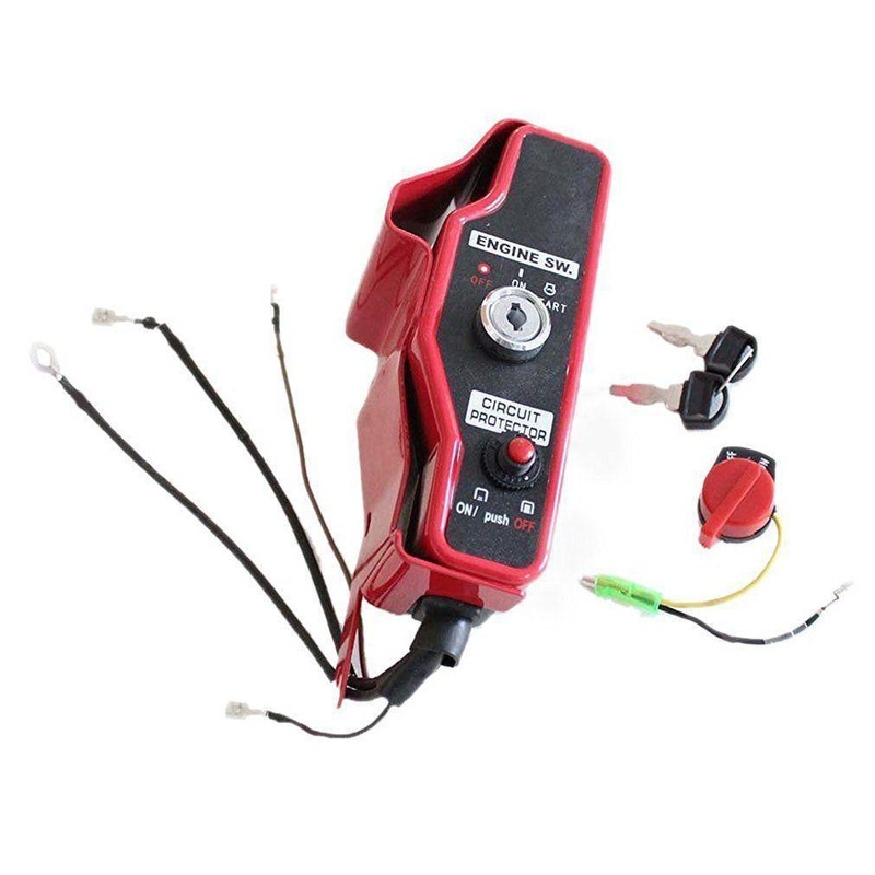 Ignition Key Switch Box with Engine Kill Switch fits Honda GX340, GX390