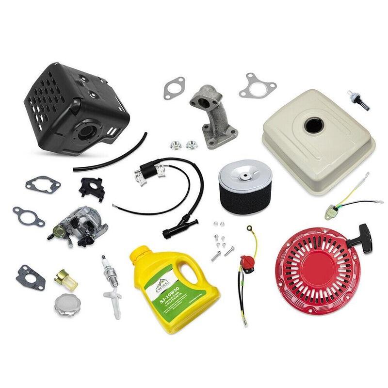 Tune Up Kit Muffler Fuel Tank fits Honda GX240 Carburetor Recoil Air Filter