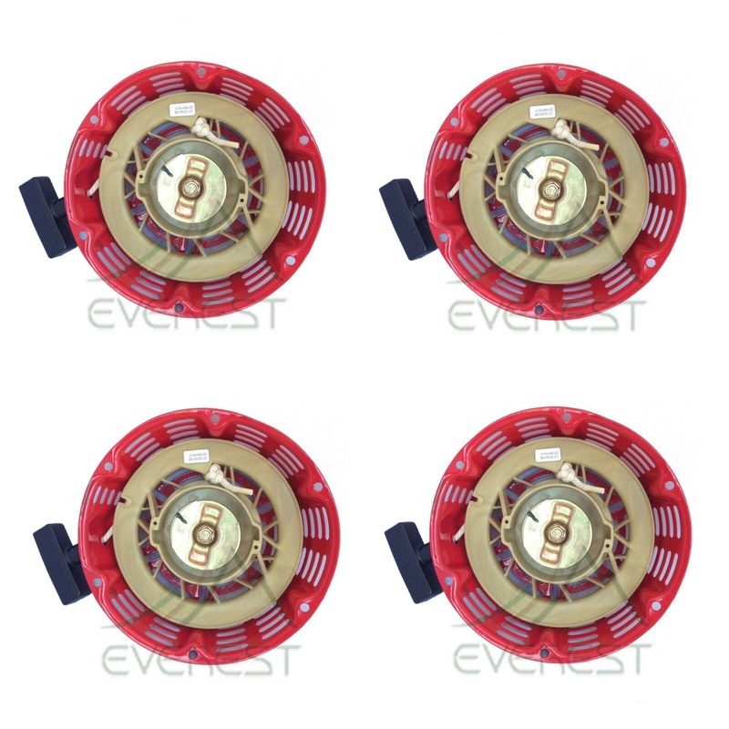 Recoil Pull Starter fits Honda GX240, GX270 OEM 28400-ZE2-W01ZA, 28400-ZE2-W01ZB, 28400-ZE2-W01ZN (4 Pack)