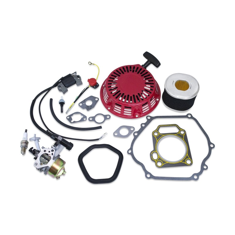 Gasket Kit Carburetor Air Filter Recoil Ignition Coil Kit fits Honda GX270