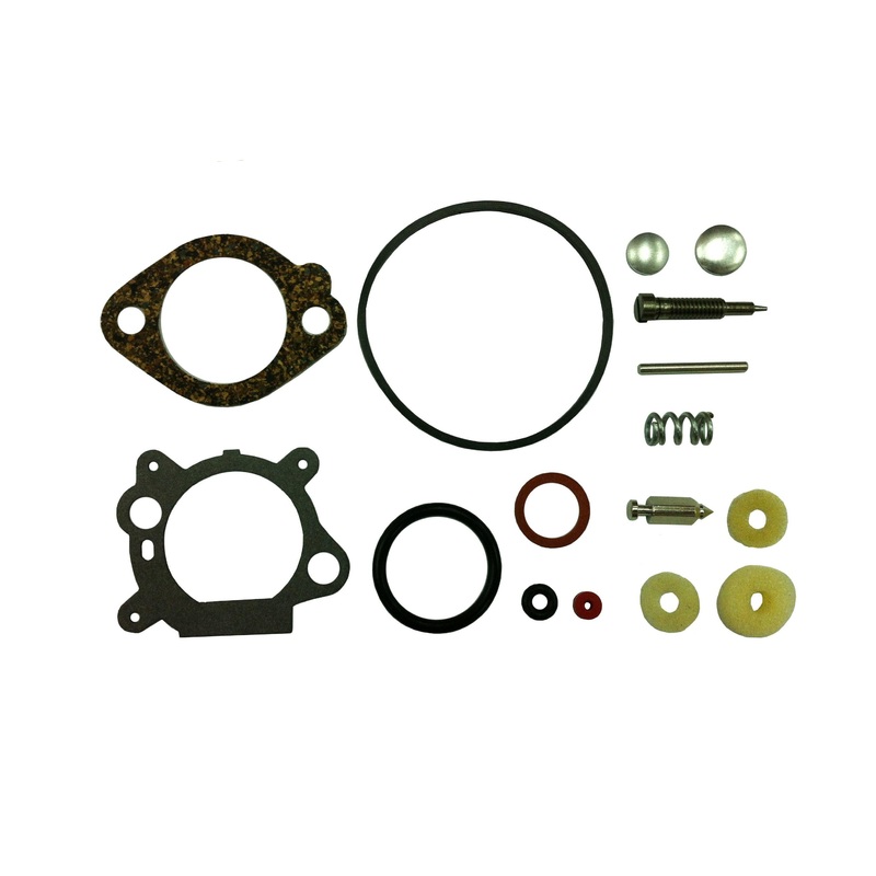Carburetor Overhaul Rebuild Kit fits Briggs & Stratton 498260, 490937, 498261, 398183, 493762