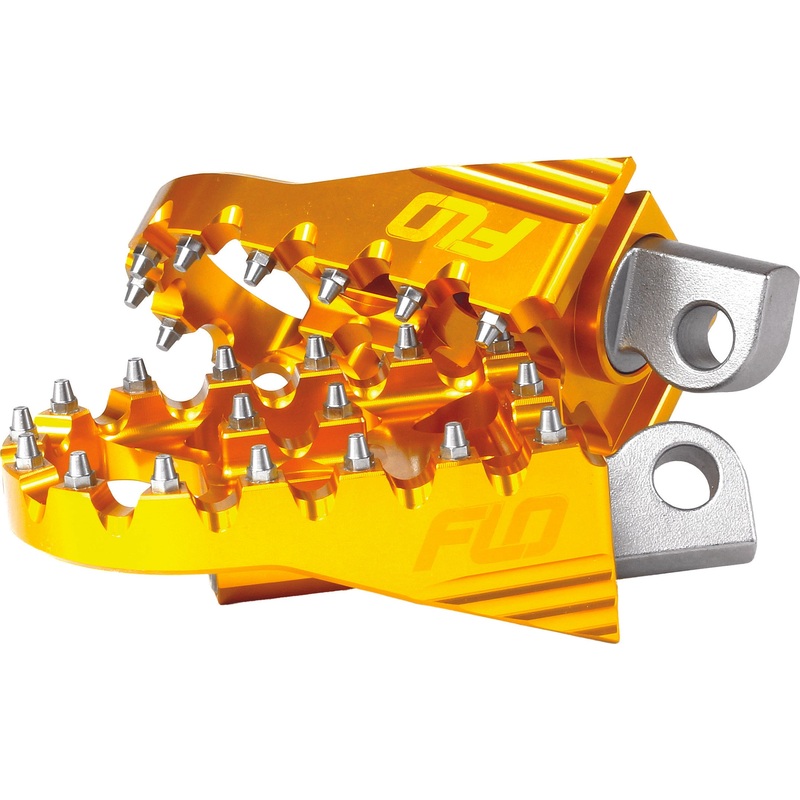 MOTO STYLE FOOTPEG SET GOLD 2X3.125