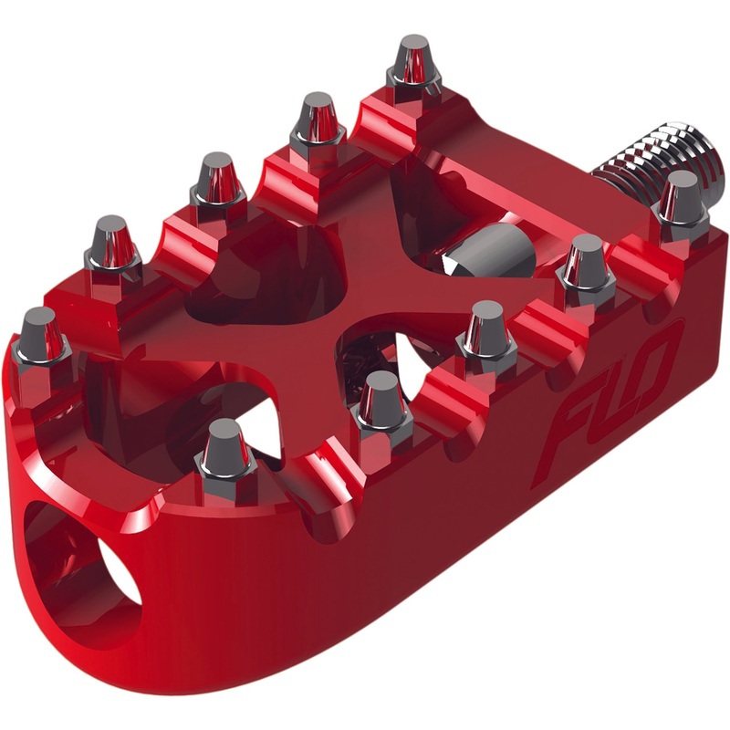 MOTO STYLE SHIFTER PEGS RED|Red|Aluminum