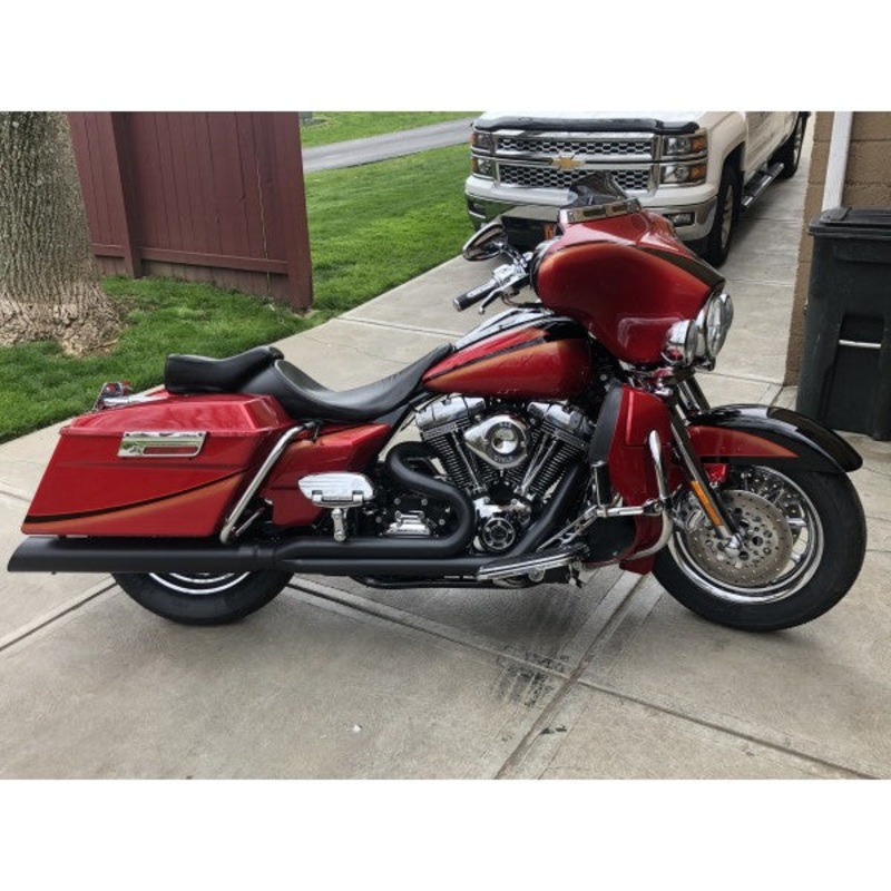 2009-2016 Harley Touring Boss Fat Cat 2:1 Full Exhaust System – Black with Back Cut Tip