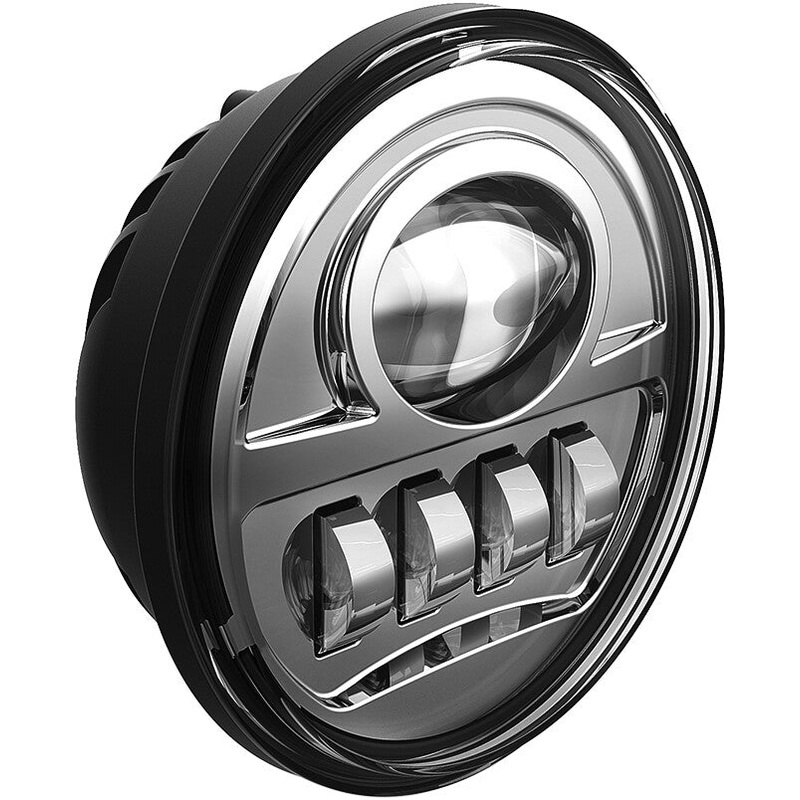 4.5 MODERN LED PASSING LAMPS KIT CHROME