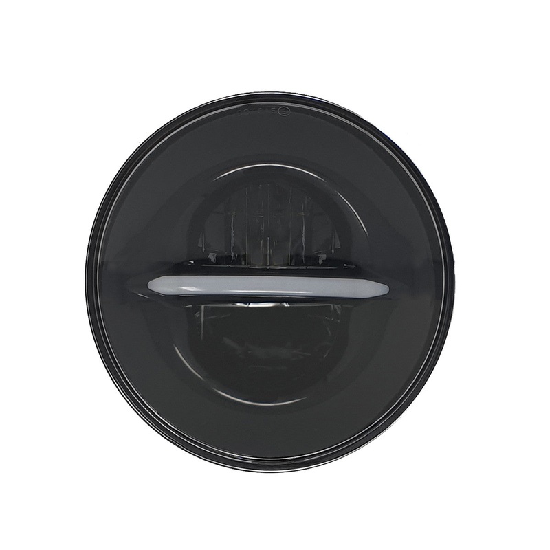 CLASSIC LED HEADLIGHT 5.75 W/DRL BLACK