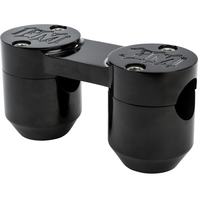 MOTO BAR RISER 2 BLACK|Black|2 in.