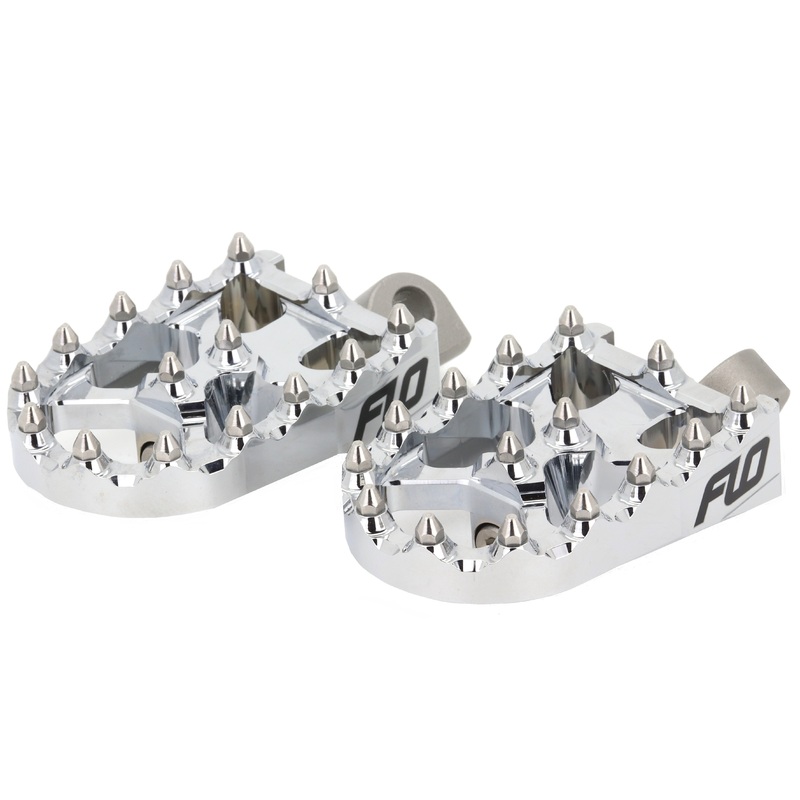 MOTO STYLE FOOTPEG SET CHROME 2X3.125