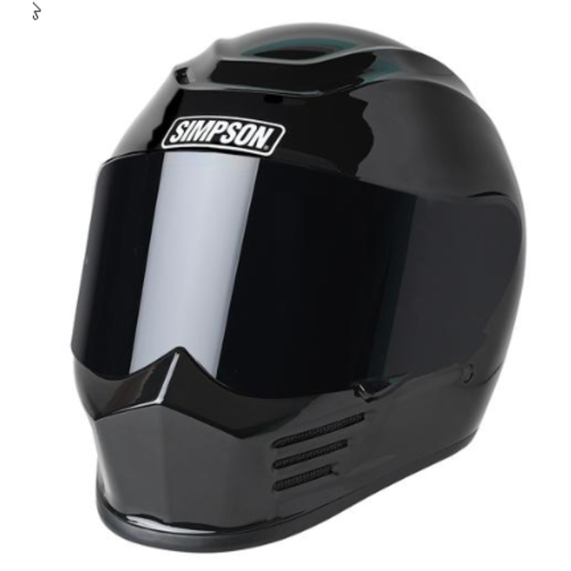 Simpson Speed Bandit Helmet|X-Small|Small|Medium|Large|X-Large|XX-Large|Black|Matte Black|White