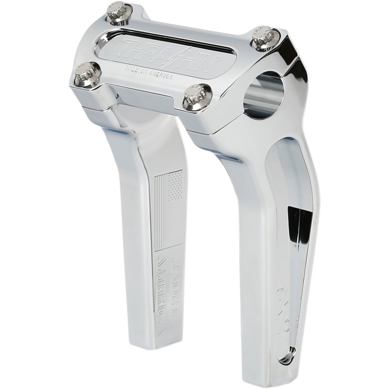 THRASHIN SUPPLY CO. Chrome 6-1/2 Pullback Handlebar Riser Handlebar Riser
