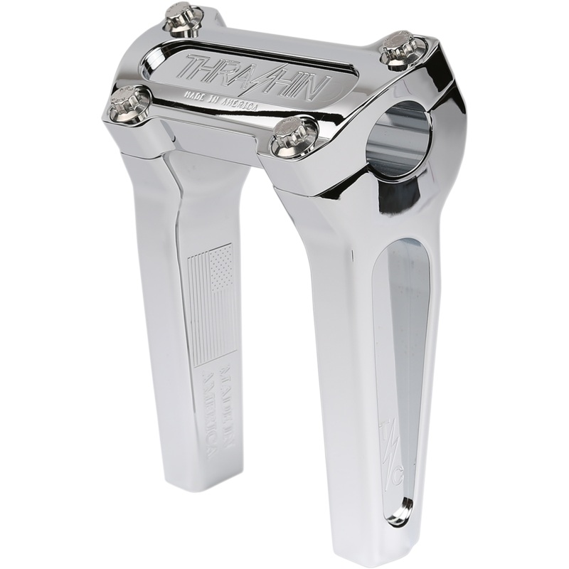 THRASHIN SUPPLY CO. Chrome 6 Straight Handlebar Riser Handlebar Riser
