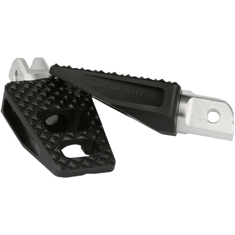 THRASHIN SUPPLY CO. Front P-54 Footpegs – Black – Softail Footpeg