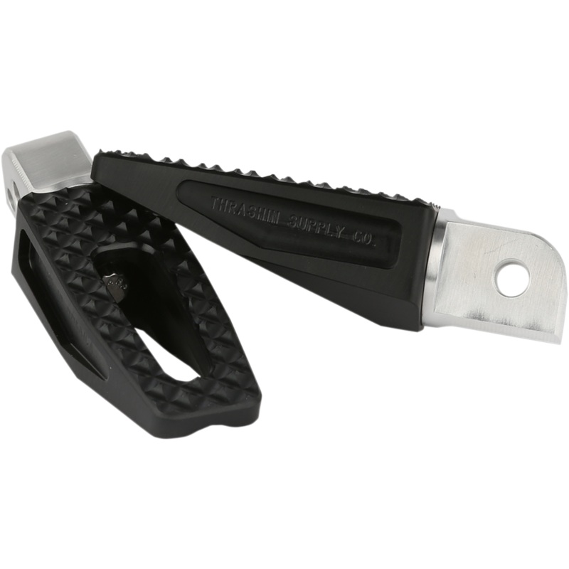 THRASHIN SUPPLY CO. Rear P-54 Footpegs – Black – Slim P-54 Footpeg