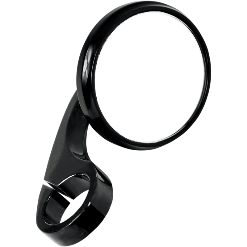TODD’S CYCLE Shooter Mirror – 1 – Black Clamp-On Shooter Mirror