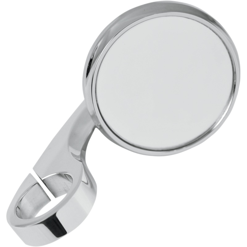 TODD’S CYCLE Shooter Mirror – 1 – Chrome Clamp-On Shooter Mirror