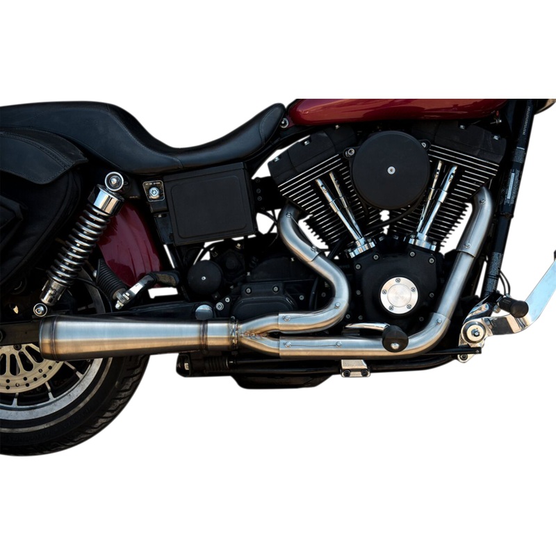 TRASK Assault 2:1 Exhaust – Full Stainless – ’91-’05 Dyna Assault 2:1 Exhaust System