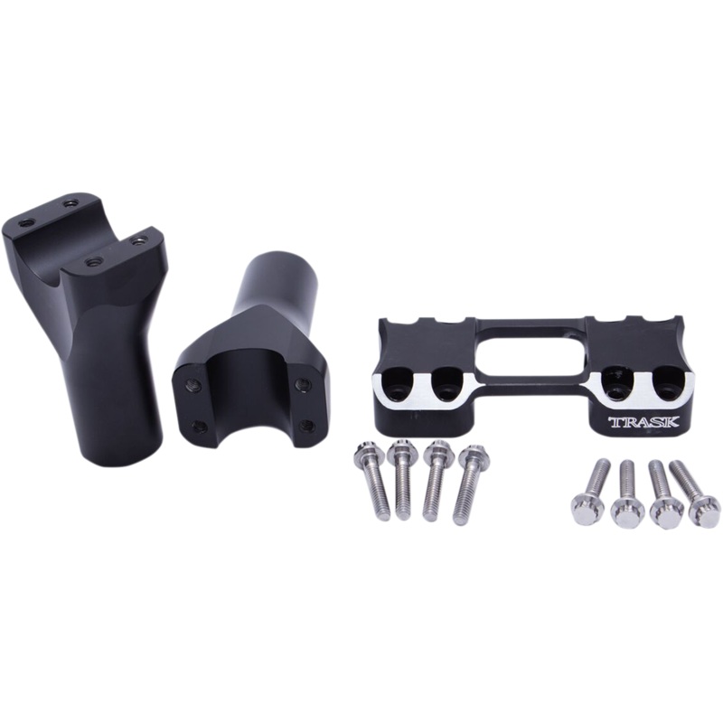 TRASK Black 4 Assault Riser for 1 Handlebars Assault Handlebar Riser