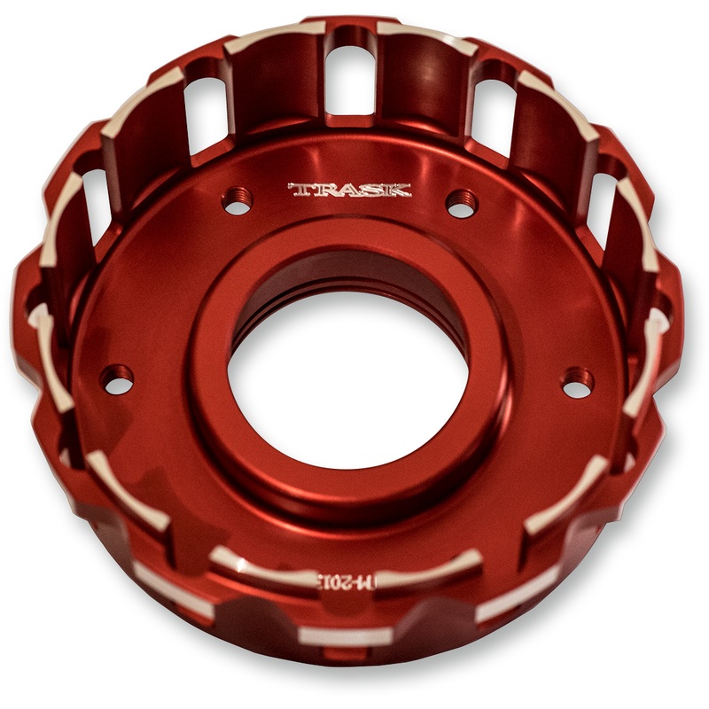 TRASK Twin Cam Clutch Basket Billet Clutch Basket