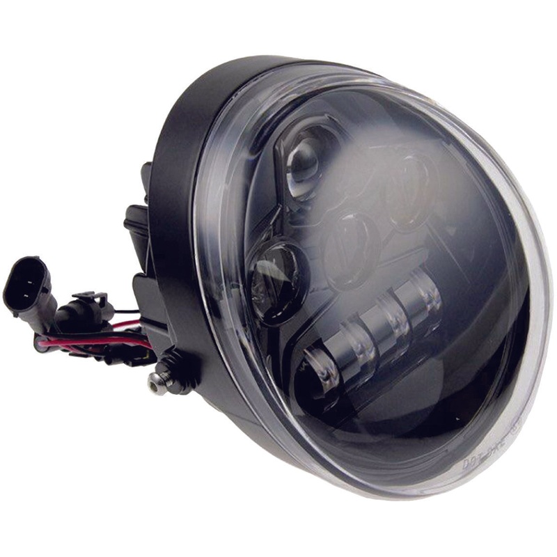 VROD LED HEADLIGHT BLACK|Black