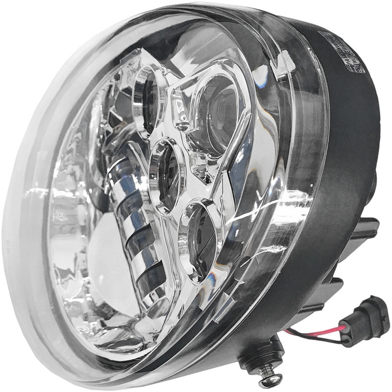 VROD LED HEADLIGHT CHROME|Chrome