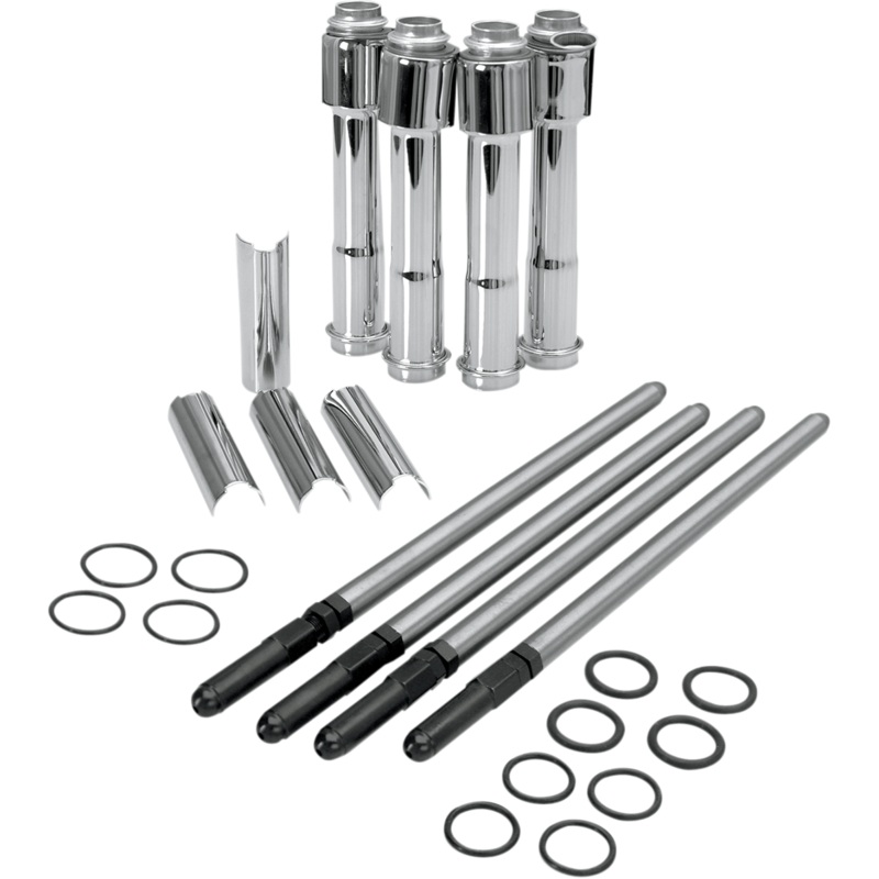S&S CYCLE Adjustable Pushrod Kit – XL Pushrod Kit with Cover