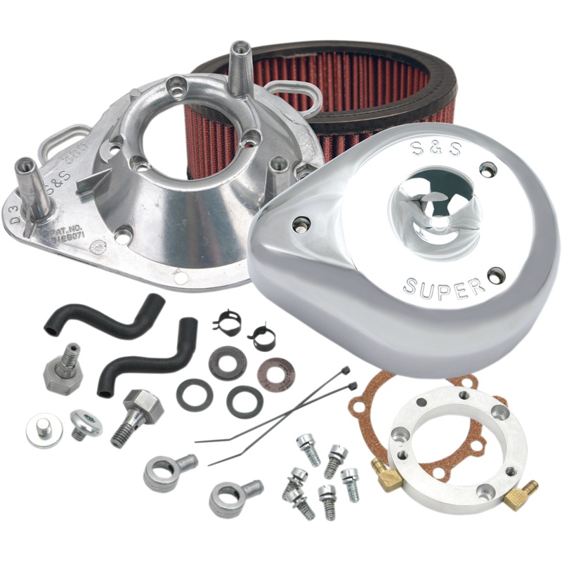 S&S CYCLE Air Cleaner Tear-Drop 01-17 Chrome Air Cleaner
